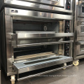 Hot Sale Commercial Pizza Bakery Bread Equipment Stainless Steel two Layer Stone Electric Oven